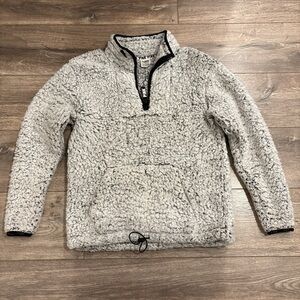 Victoria's Secret PINK Grey Sherpa Quarter Zip